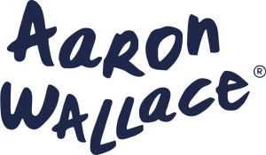 aaron wallace logo Blue
