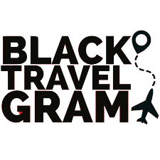 black travel gram logo